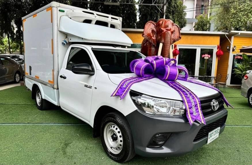 TOYOTA REVO  SINGLE +ตู้เย็น รุ่น J  PLUS ดีเซล  ปี2019 เครื่อง2.4cc. เกียร์ธรรมดา  -รถไมล์แท้100%คะ  3