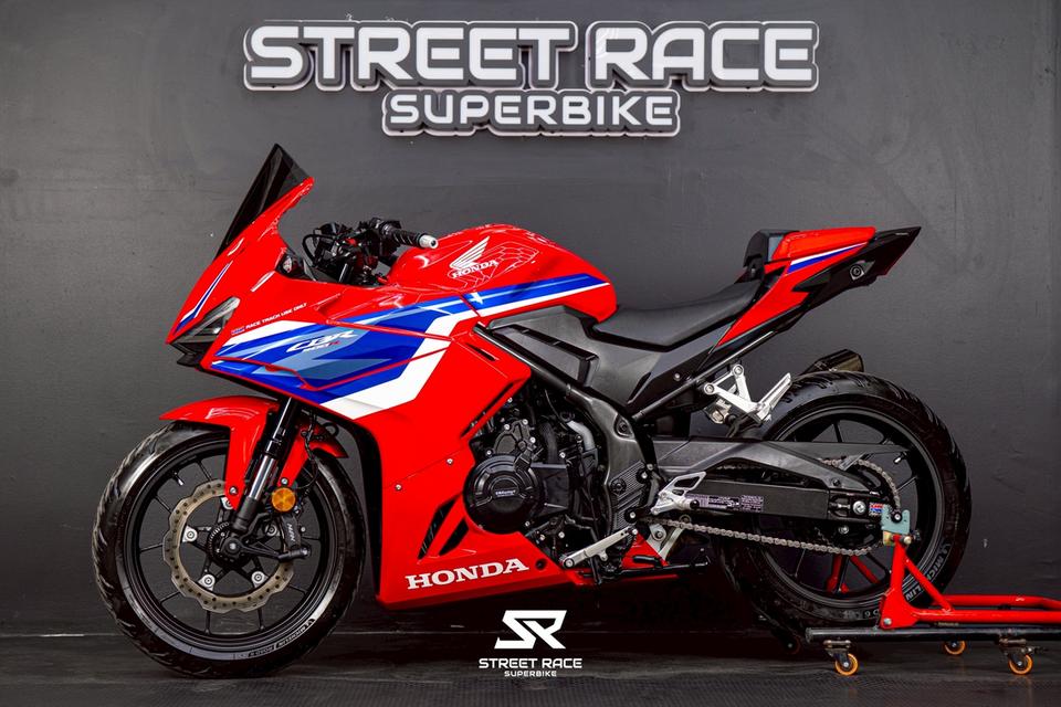 HONDA CBR500R 2024 สีแดง ท่อ Akrapovic รูปที่ 8