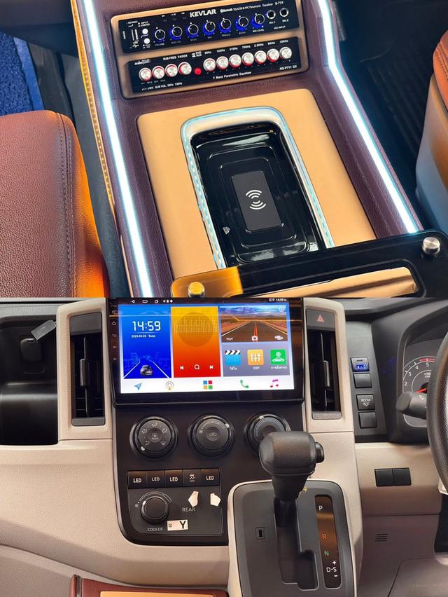ปี 2024 TOYOTA COMMUTERรถตู้แต่ง VIP เต็ม ไมล์หมื่นกว่าโล สำนัก YONTAKIT 9