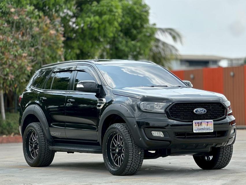 รหัสรถ PAT7 Ford Everest 2.0 TURBO SPORT 2WD 2021 สีดำ รูปที่ 7