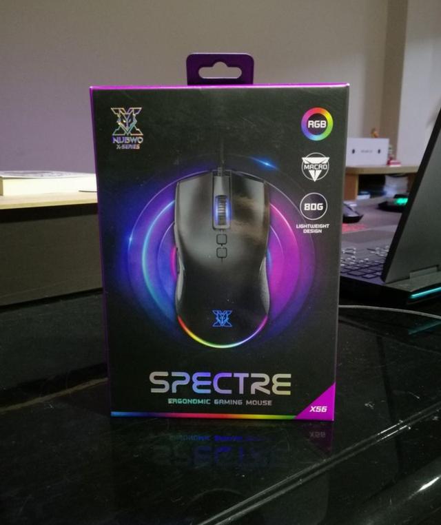 เมาส์เกมมิ่ง Nubwo X56 MOUSE GAMING Spectre Ergonomic Gaming Mouse สินค้ามือ 1 1