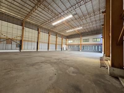 ให้เช่าโกดัง 1,000 ตร.ม. มีออฟฟิศ 2 ชั้น ซอยเลียบคลองบางน้ำจืด สมุทรสาคร 6