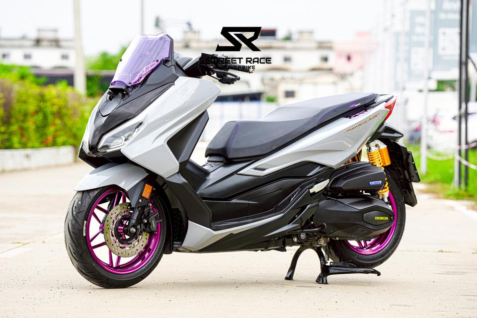 2024 Honda forza 350 rs ปี 2024 แต่งเต็มล้นคัน! 🔥 💥 ท่อ akrapovic / ไฟหรี่ bm + ไฟเลี้ยวในตัว เปลี่ยนสีได้ / ล้อสี powder coat 13