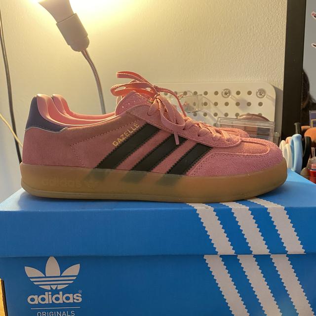 Adidas Gazelle Bliss Pink / Core Black / Collegiate Purple งานเทียบนะคะ