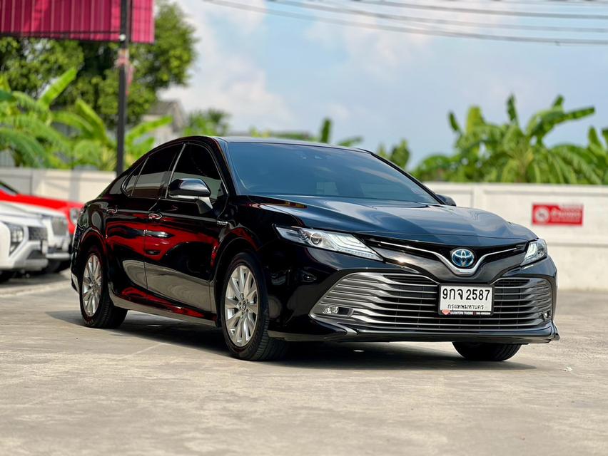 TOYOTA CAMRY, 2.5 HEV PREMIUM LUXURY ปี 2019 โฉม ปี18-24 สีดำ ตัวท็อปสุด