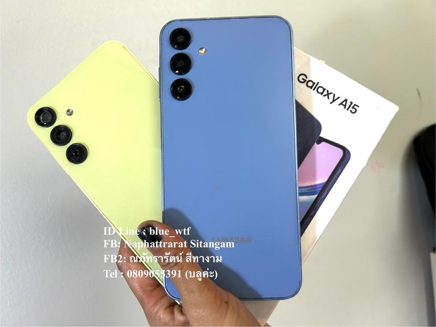 Samsung A15 5G Rom256Ram8รองรับ5G Android15ล่าสุด สเปคโหดทุกตรง สภาพสวย ปกติ ได้ทุกซิม