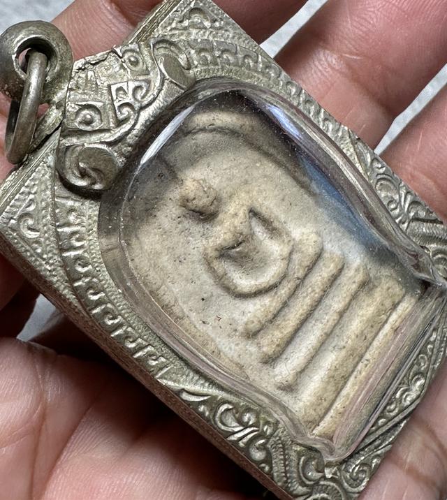 พระสมจพระประธาน พร้อมตลับชุบเงินเจ้าของเดิมใส่ไว้ รูปที่ 10