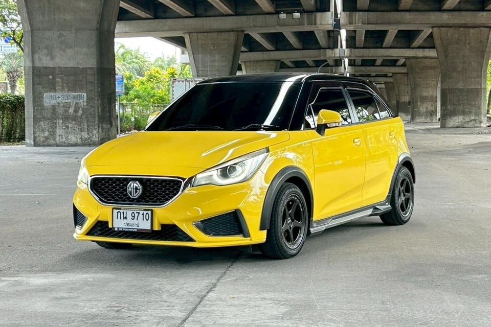 🔥ฟรีดาวน์ รถสวย ไมล์น้อย ตัว V รุ่นท๊อปสุด MG 3 1.5 V Sunroof Two-Tone AT ปี 2019