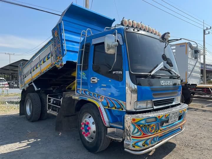 6 ล้อดั้ม น้ำเงินสวยๆ ISUZU FTR 200 แรง  2