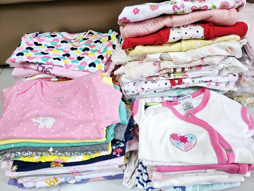 บอดี้สูทเด็ก แบรนด์ Carter's,Auka,MomCaramel,HappyBear,MeLove สภาพดี ไม่มีตำหนิ รูปที่ 2