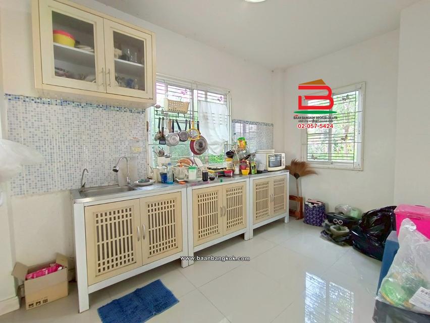 บ้านเดี่ยว 2 ชั้น เนื้อที่ 53.5 ตร.ว. หมู่บ้านนนทิชา ลำลูกกา คลอง 8 (ทางไปวัดดอนใหญ่) ถนนลำลูกกา ตำบลลำลูกกา อำเภอลำลูกกา ปทุมธานี 7
