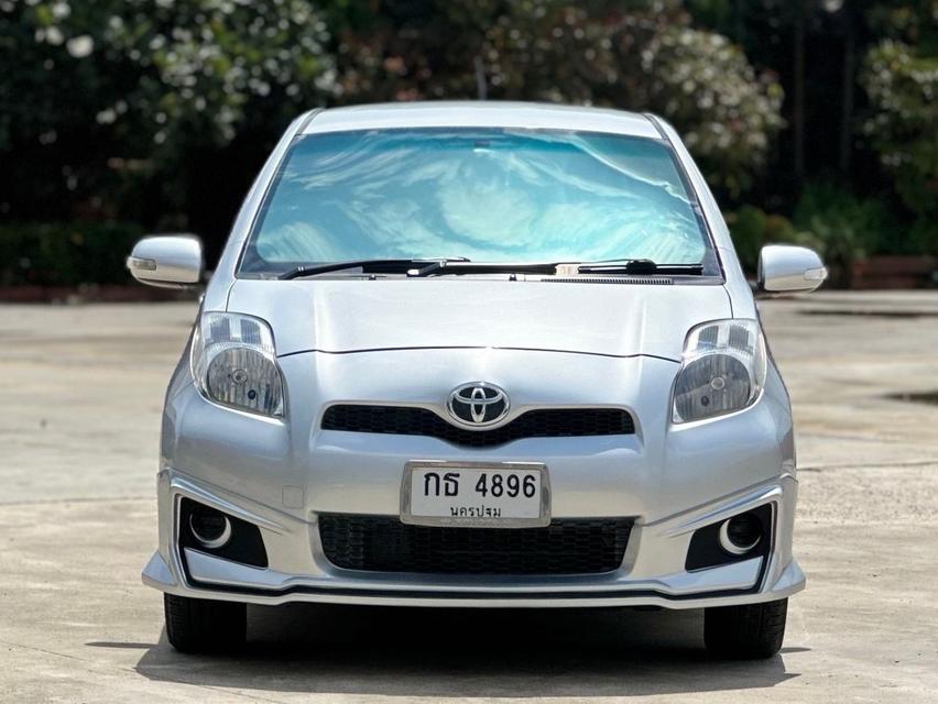 🚘 TOYOTA YARIS 1.5E A/T สีบรอนด์เงิน 2012 รหัส WK4896 3