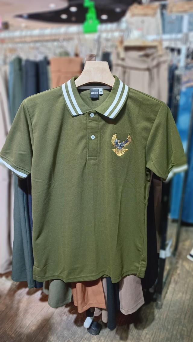 เสื้อยืดคอปกสไตร์ลําลอง รูปที่ 9