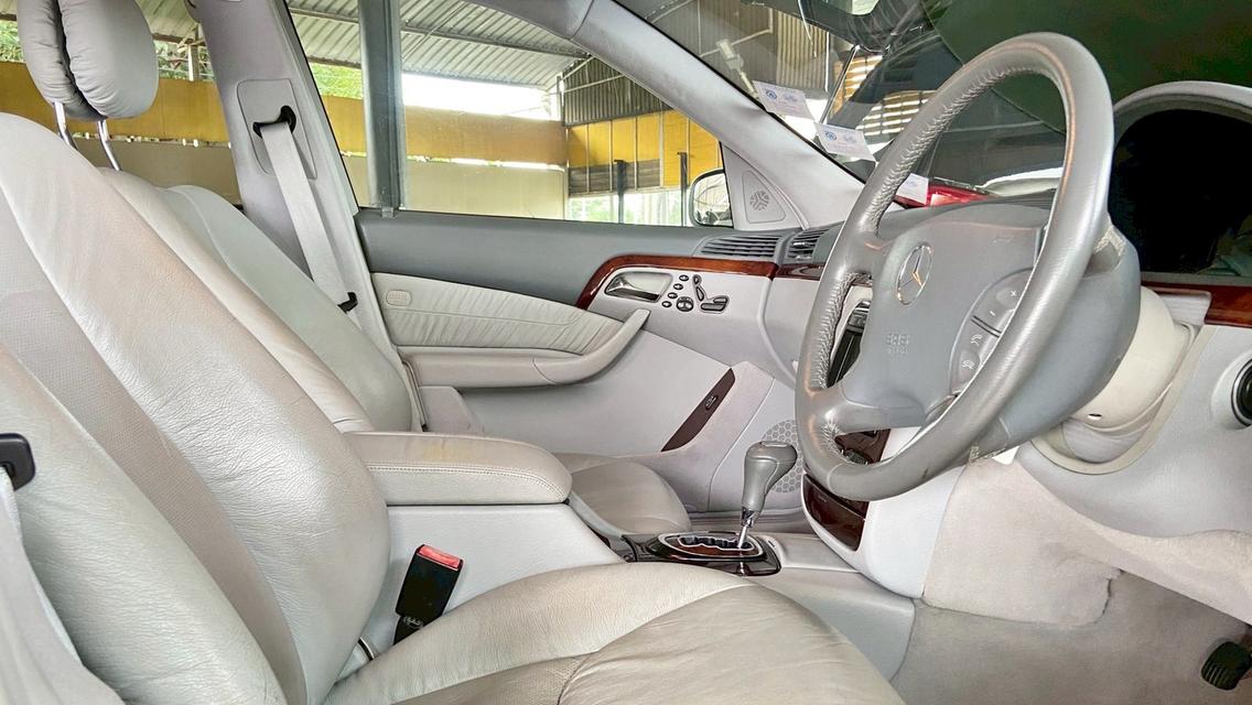 S-Class ของสะสมของหายาก Mercedes-Benz S320L W220 ปี 2000 รูปที่ 6