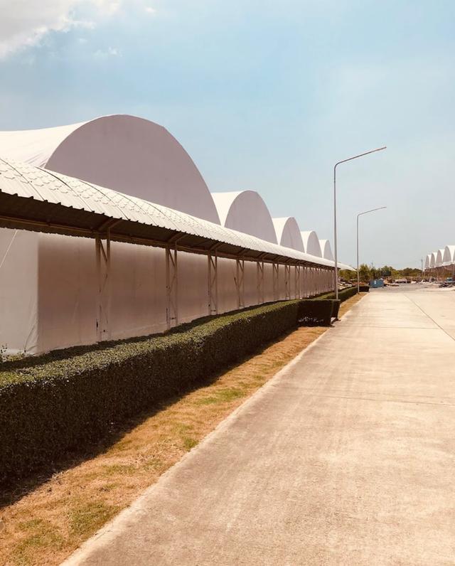 เต็นท์ผ้าใบโกดังโรงงาน