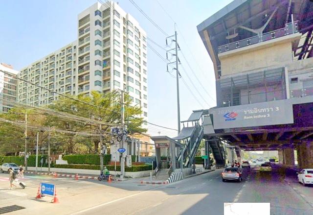 MRTลาดปลาเค้า100ม. รามอินทราต้นๆ เซนทรัลรามอินทรา 1.46กม. อาคารพาณิชย์ 4.5 ชั้น ให้เช่า 20ตรว. 260ตรม. สินแพทย์ รามอินทร 3