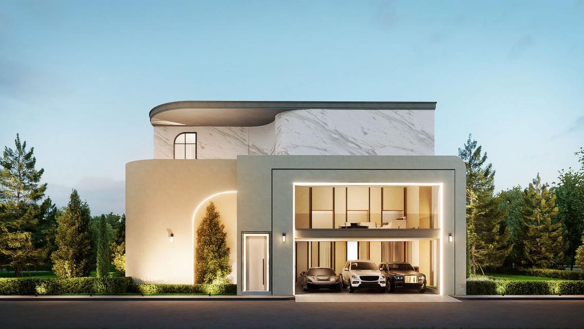 The luxury pool villa 3 styles choose a very lifestyle like your dream house, with the prime location surrounded by landmark Pattaya 2