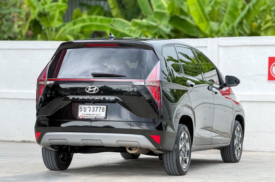 ปี 2023 HYUNDAI STARGAZER, 1.5 SMART 6 โฉม ปี23-ปัจจุบัน สีดำ เกียร์ออโต้ มือเดียวป้ายแดง 3