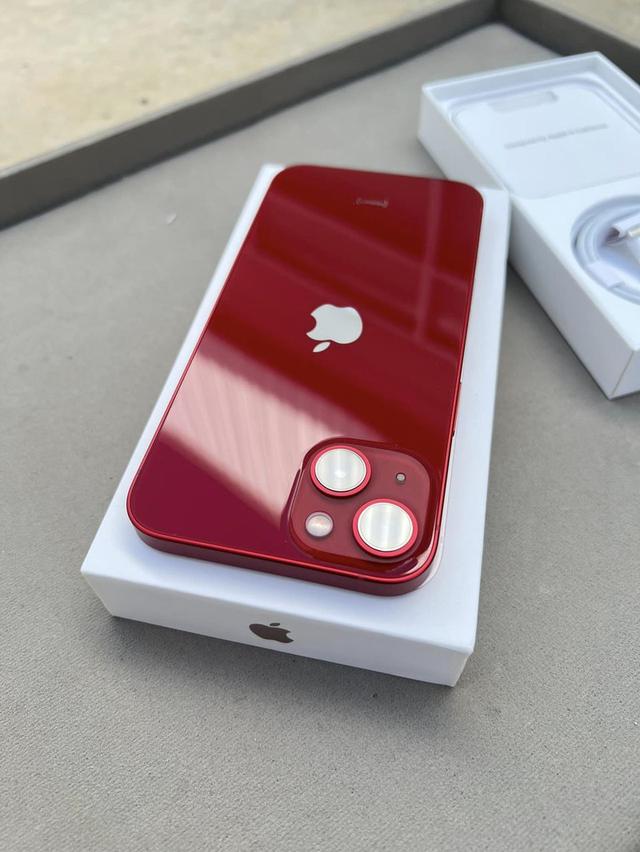 iPhone 13 สีแดง+มีกล่อง 4