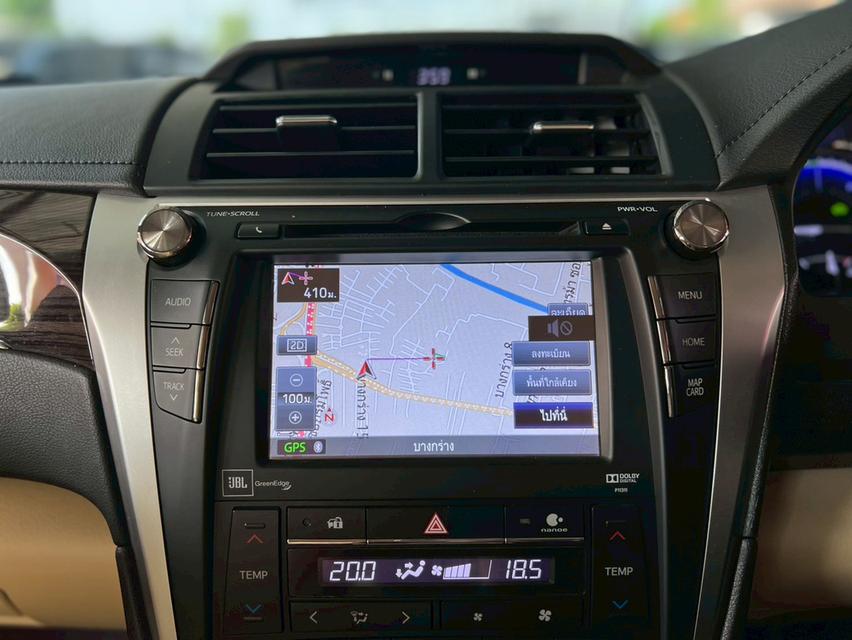 TOYOTA CAMRY 2.5 HV NAVI ปี 2017 โฉม ปี12-18 สีขาว 13