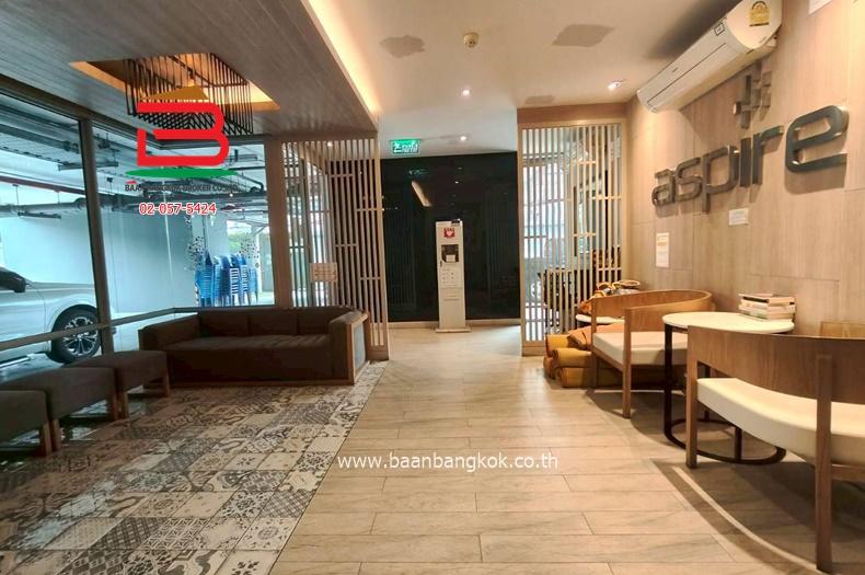 คอนโดมิเนียม แอสปาย วุฒากาศ (ซอย วุฒากาศ 19) (ใกล้ BTS วุฒากาศ) เนื้อที่ 30.5 ตรม. แขวงตลาดพลู เขตธนบุรี 2