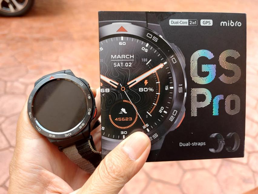 Smart watch Mibro รุ่น gs pro ( ชวนแอดไลน์ ญาติสนใจ ชวนเข้ากลุ่มเขียว ไม่ต้องทักมา) 1