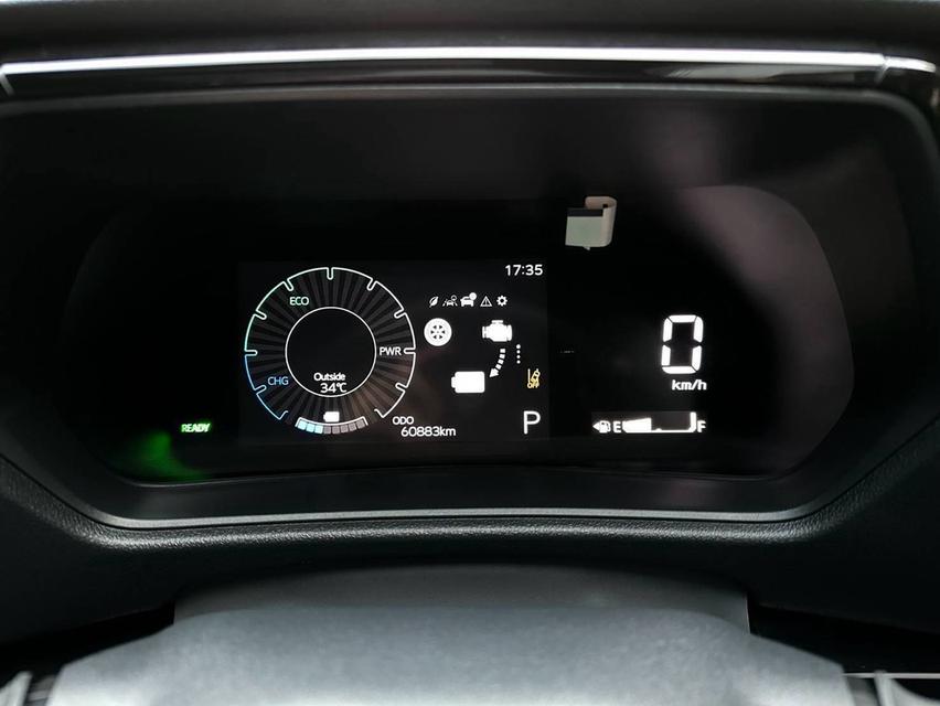 TOYOTA YARIS CROSS HYBRID PREMIER LUXURY หลังคาแก้ว (รุ่น TOP สุดของรุ่น) สีเทา รถปี 2024 รถมือเดียวตั้งแต่ป้ายแดงประวัติศูนย์ TOYOTA ทุกระยะ รูปที่ 15