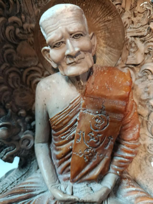 พระบูชา หลวงปู่แหวน ตัก4.5" รูปที่ 2