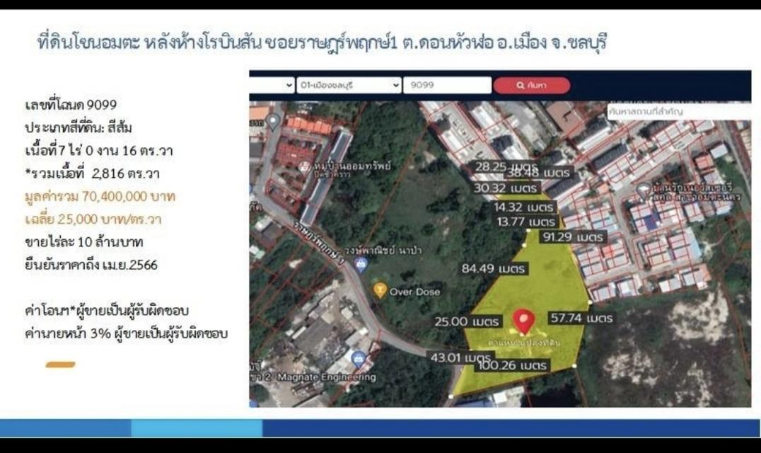 ขายที่ดินถมแล้ว ผังสีส้ม ใกล้โซนอุตสาหกรรมอมตะ เหมาะพัฒนาโครงการ รองรับการเติบโตของชลบุรี” 2