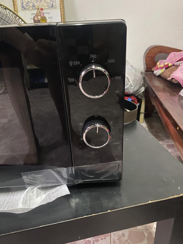 SAMSUNG ไมโครเวฟ รุ่น MS20A3010AL/ST กำลังไฟ 700 วัตต์ 20 ลิตร สีดำ FullGlass Door MS20A3010AL