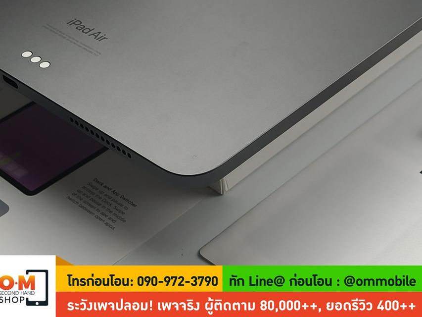 ขาย/แลก iPad Air5 64GB Wifi Space Gray ศูนย์ไทย ประกันศูนย์ สภาพสวยมาก ครบกล่อง เพียง 12,990 บาท  8