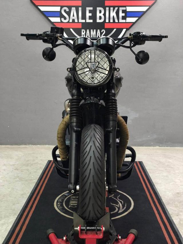 TRIUMPH BONNEVILLE T100 BLACK ปี 2017 ABS🇬🇧 แต่ง TRACKER หล่อๆ จบ ๆ พร้อมขี่ รูปที่ 9