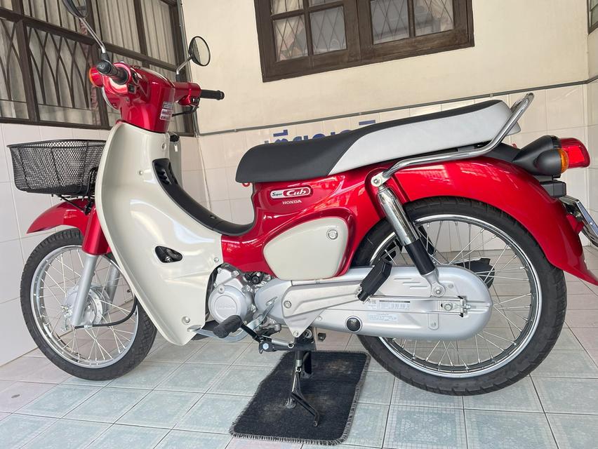 Super Cub โฉม2023 สภาพซื้อจอด รถมือเดียว เอกสารครบ ไม่ล้ม ไม่ชน เครื่องเดิม ชุดสีไร้รอย จัดส่งได้ทั่วไทย วิ่ง2000 ปี66 7