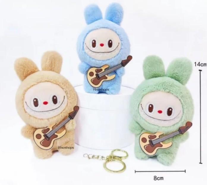 พวงกุญแจตุ๊กตาลาบูบู้ Labubu น่ารักๆ ตุ๊กตาลิซ่า เหมาะเป็นของขวัญ ห้อยกระเป๋าเก๋ๆ 3