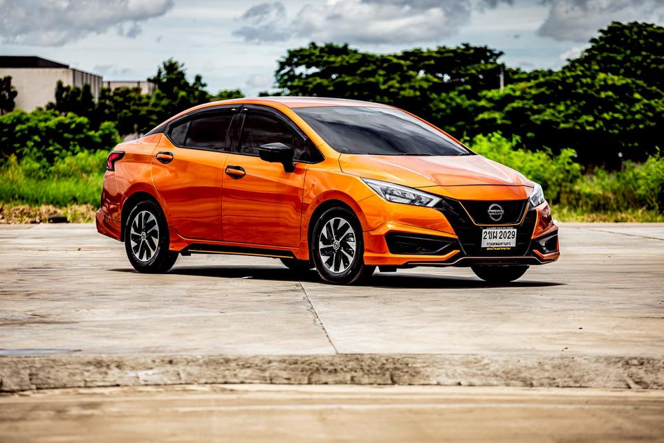 NISSAN ALMERA 1.0 VL Turbo ปี 2021 สีส้ม ตัวท๊อป 5