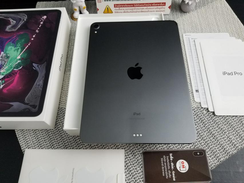 ขาย/แลก iPad Pro (2018) 11นิ้ว 64GB (Wifi) Space Gray ศูนย์ไทย สวยมาก แท้ ครบกล่อง เพียง 15,900 บาท  3