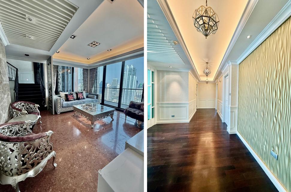 Aguston Sukhumvit 22 Penthouse 3 Story 4 Beds, 4 Baths and Rooftop Garden High Floor, Fully furnished 5