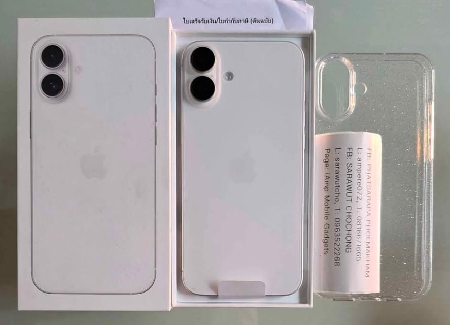 iPhone 16 Plus 128GB White ศูนย์ไทย