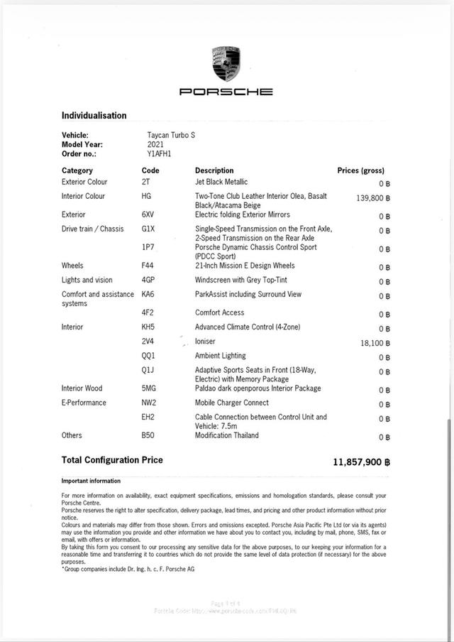 Porsche Taycan Turbo S รูปที่ 2