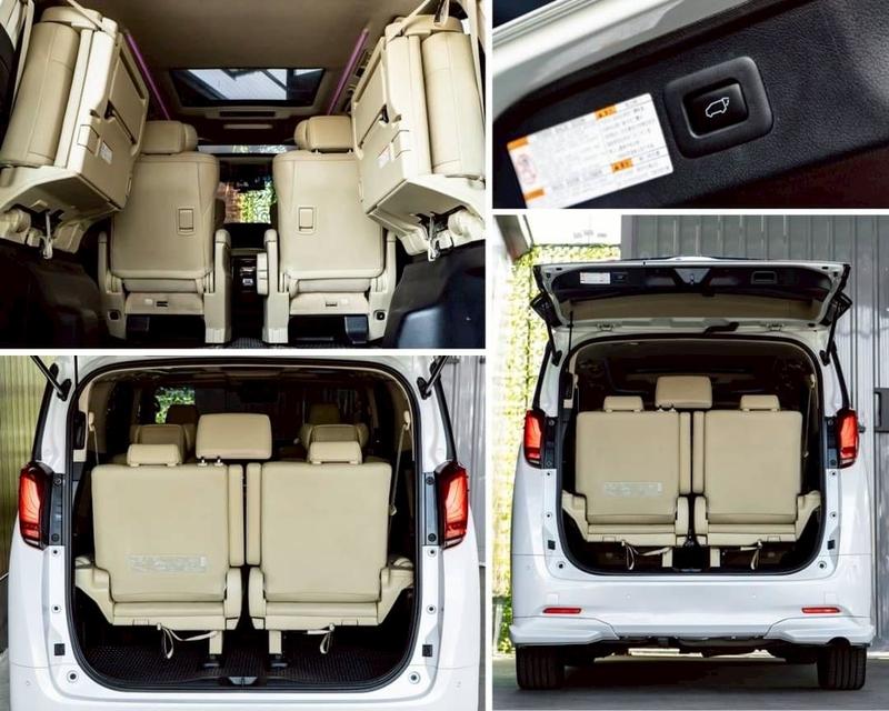 รหัสรถ BAC9054 🚘 TOYOTA ALPHARD 2.5 HYBRID GF PACKAGE 4WD MNC ปี 2018 สีขาวสุดหรู 🏁 18