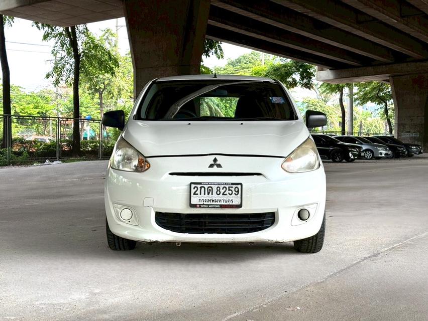 ขายรถ Mitsubishi Mirage 1.2GL ปี 2013 สีขาว เกียร์ธรรมดา