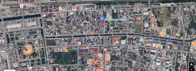 ขายที่ดินกลางเมืองนครปฐม 63.4 ตรว. ซ.สวนลำใย ติดองค์พระปฐมฯ 2