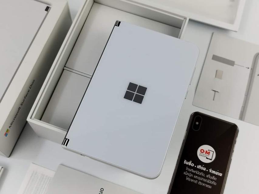 ขาย/แลก Microsoft Surface Duo 6/128GB สี Glacier Snapdragon855 แท้ ครบกล่อง เพียง 12,500 บาท  4