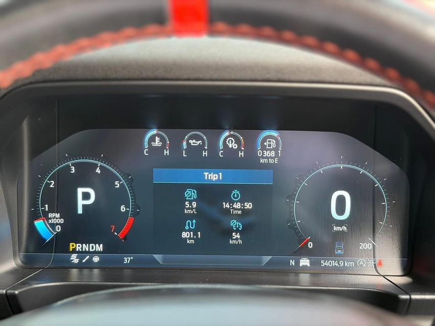 ปี 2022 FORD RANGER, 3.0 RAPTOR ECOBOOST4WD โฉม DOUBLE CAB สีส้ม สวยจัดๆ รูปที่ 10