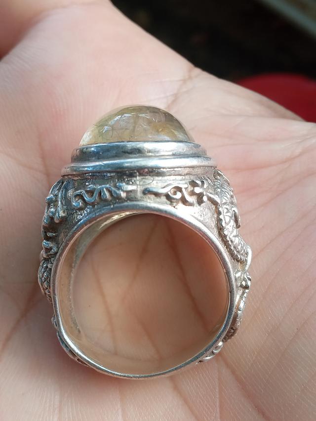 แหวนเงินแก้วโป่งข่าม