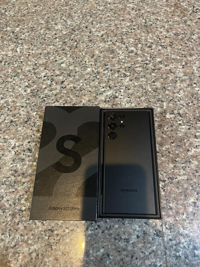 ขายSamsungS22Ultra5GสีPhontom Black512กิ๊กตัวTopRam12หายากสูนTrueยกกล่องใช้งานดีถูกๆ 2