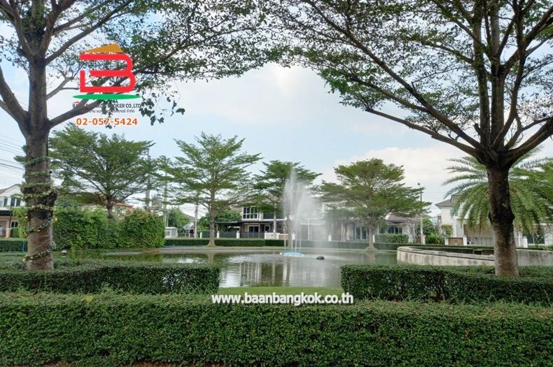 บ้านเดี่ยว หมู่บ้านเดอะแกรนด์ วงแหวน-ประชาอุทิศ เนื้อที่ 62.9 ตรว. ถนนสุขสวัสดิ์ เขตทุ่งครุ 11