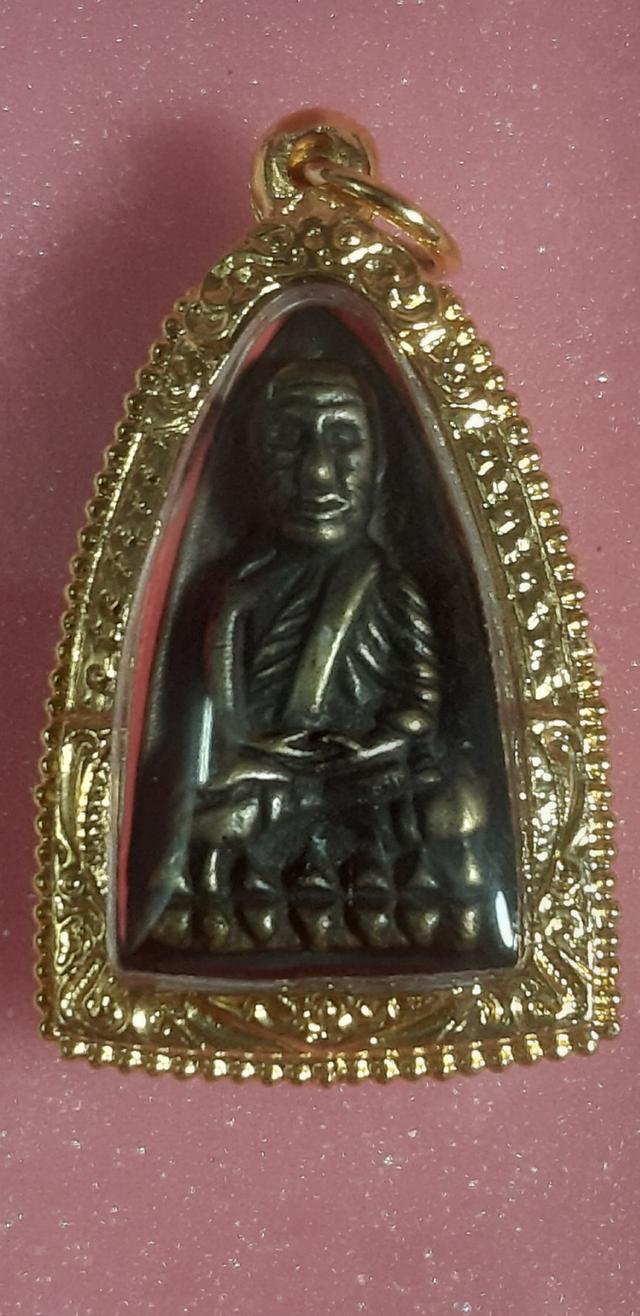 หลวงปู่ทวด หลังเตารีด พิมพ์ใหญ่A เนื้อโลหะผสม(ทองผสม) ปี2505