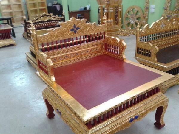 ธรรมาสน์ไม้สักแกะสลัก จัดส่งทั่วประเทศ รูปที่ 7