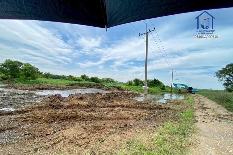 ที่ดินถมแล้ว 2 ไร่  ถนนรังสิต-นครนายก คลองสิบ ธัญบุรี ใกล้ทางด่วนวงแหวนฯ ฝั่งเหนือ 5